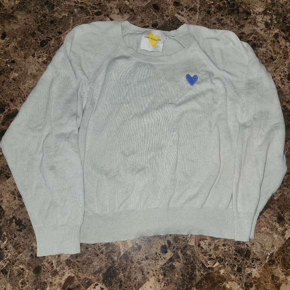 Kerri Rosenthal by Anthropologie mint green Cashmere Blend Sweater Medium - Picture 1 of 6